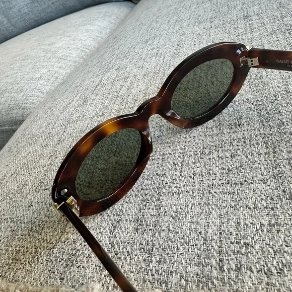 Yves Saint Laurent Tortoise Shell Sunglasses - Picture 6 of 11